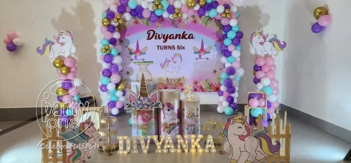 birthday Suprise Unicon Birthday Decor